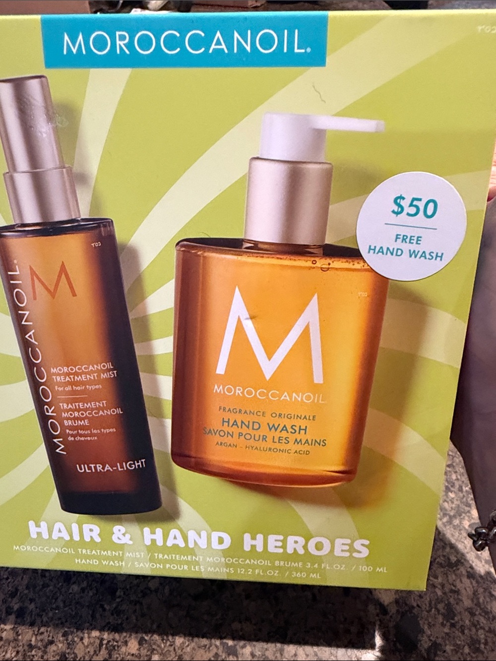 Moroccanoil hair in hand heroes